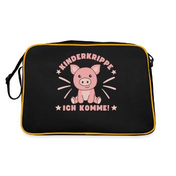 Nursery I'm Coming Nursery Child Pig - Retro Bag - black/gold - Back