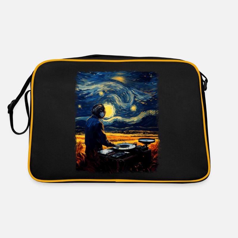 Disc Jockey Lecteur de musique DJ Turntable Stars Sac Retro