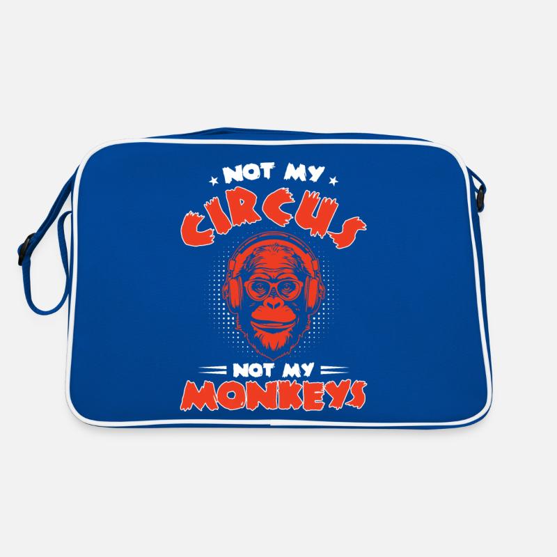 Pas mon cirque, pas mes singes ! Sac Retro