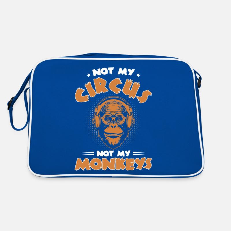 Pas mon cirque, pas mes singes ! Sac Retro
