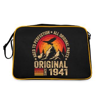 Original 1941 Vintage 1941 Anniversaire 1941 Rétro - Sac Retro - noir/or - Dos