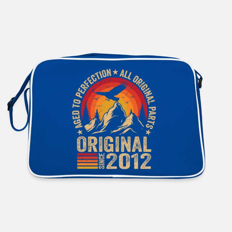 Original 2012 Jahrgang 2012 Jubiläum 2012 Retro Retro Tasche