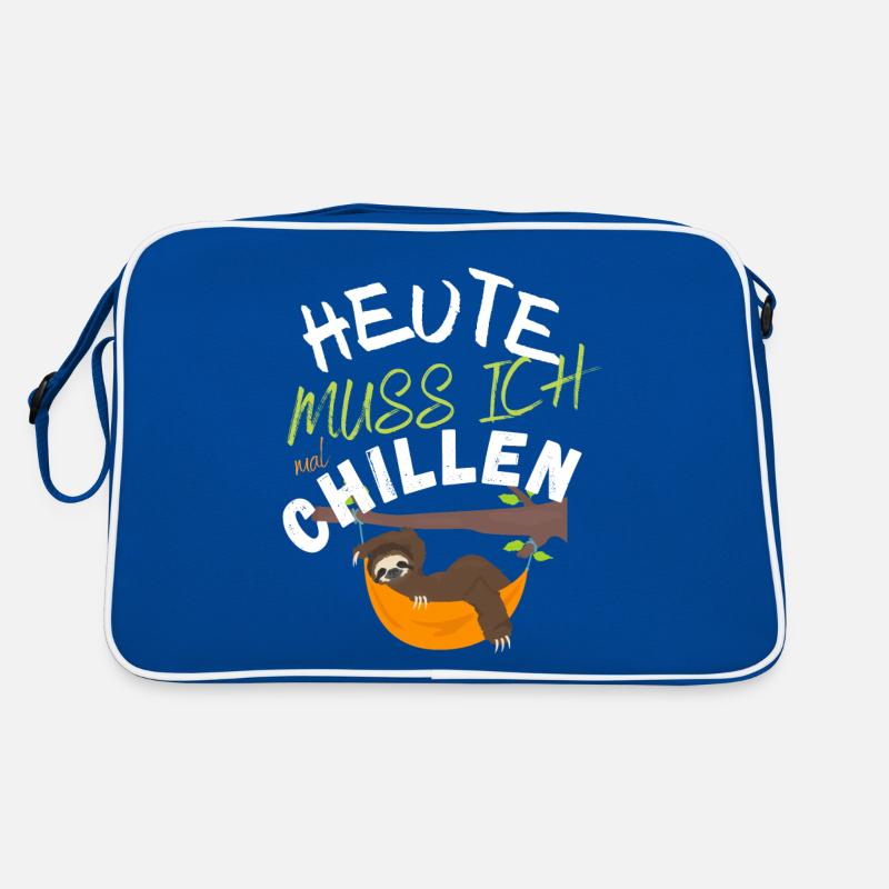 Today I have to chill sloth relax saying Retro Bag