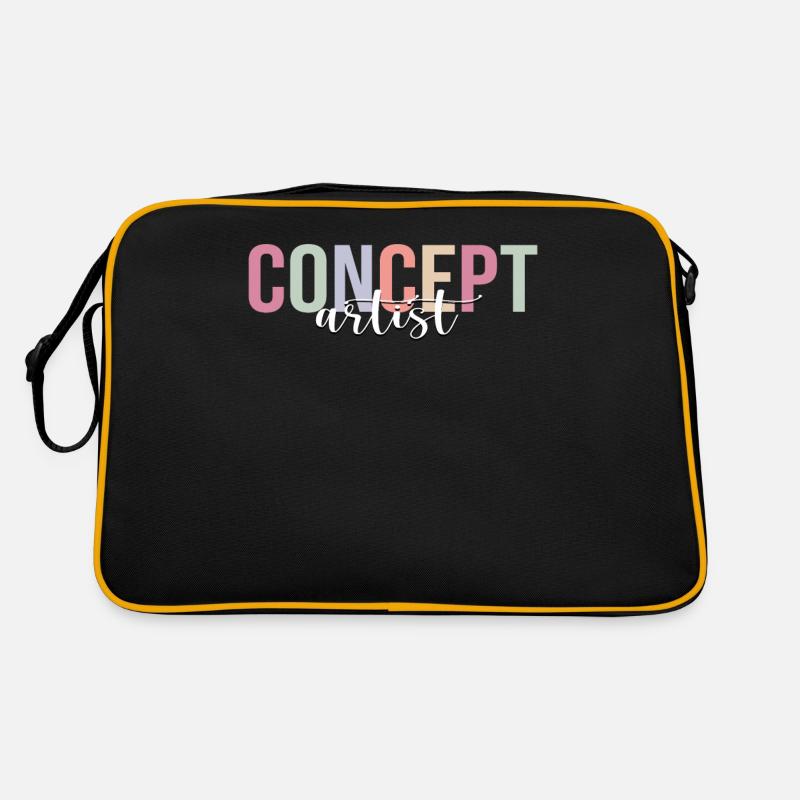 Concept Artist Designer créatif Art Sac Retro
