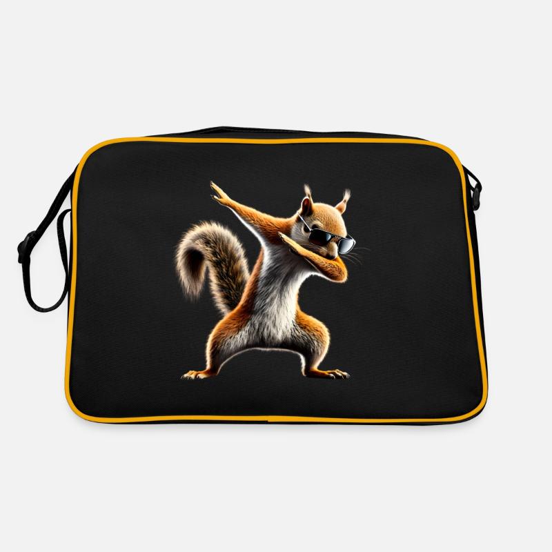 Funny Dabbing Squirrel Animal Lover Animals Retro Bag