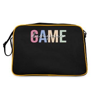 Game Designers Game Developers Game Developers - Retro Bag - black/gold - Back