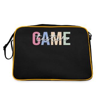 Playtester Game Developer - Retro Bag - black/gold - Back