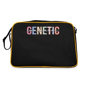 Genetic Counselor Gender Identity Genetic - Retro Bag - black/gold - Back