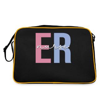 Il Infirmière Infirmière Urgentiste - Sac Retro - noir/or - Dos