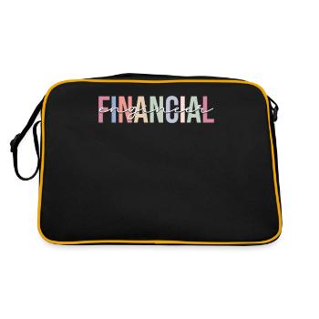 Financial Engineer Accountant Engineering - Retro Bag - black/gold - Back