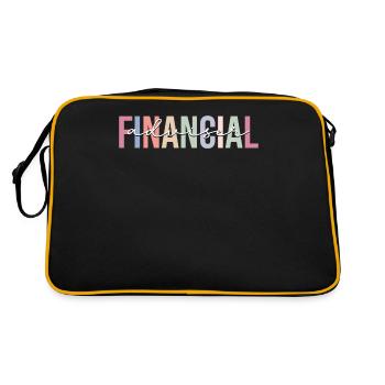 Conseiller financier Conseiller financier Coach - Sac Retro - noir/or - Dos