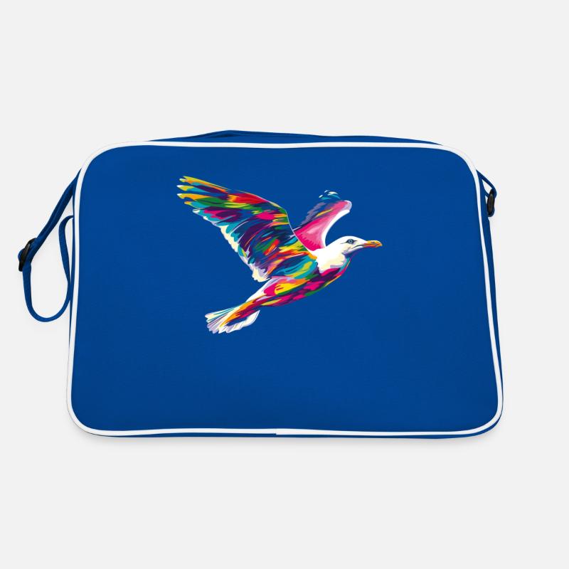 Seemöwe Möwe Seevogel Popart Retro Tasche