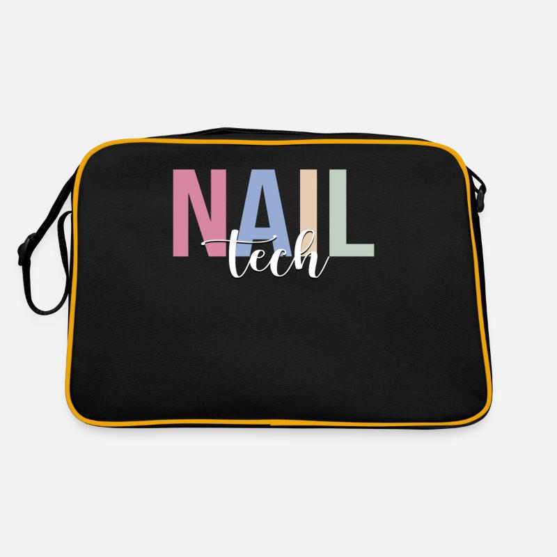 Nail Tech Beautician Nail Technician Retro Bag