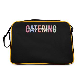 Responsable Traiteur Serveur Traiteur - Sac Retro - noir/or - Dos