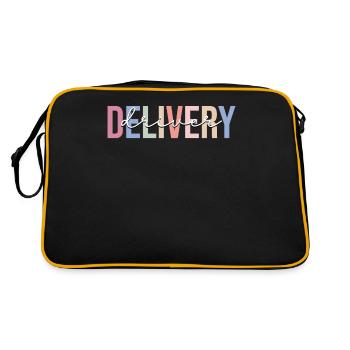 Delivery Driver Courier - Retro Bag - black/gold - Back
