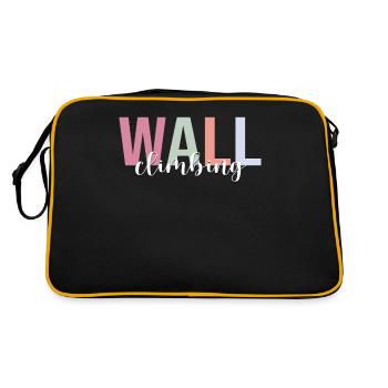 Escalade murale Grimpeur de mur intérieur Bloc - Sac Retro - noir/or - Dos