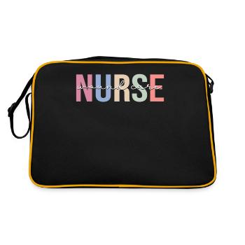 Wound Care Nurse - Retro Bag - black/gold - Back