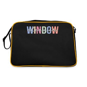 Window cleaner cleaning - Retro Bag - black/gold - Back