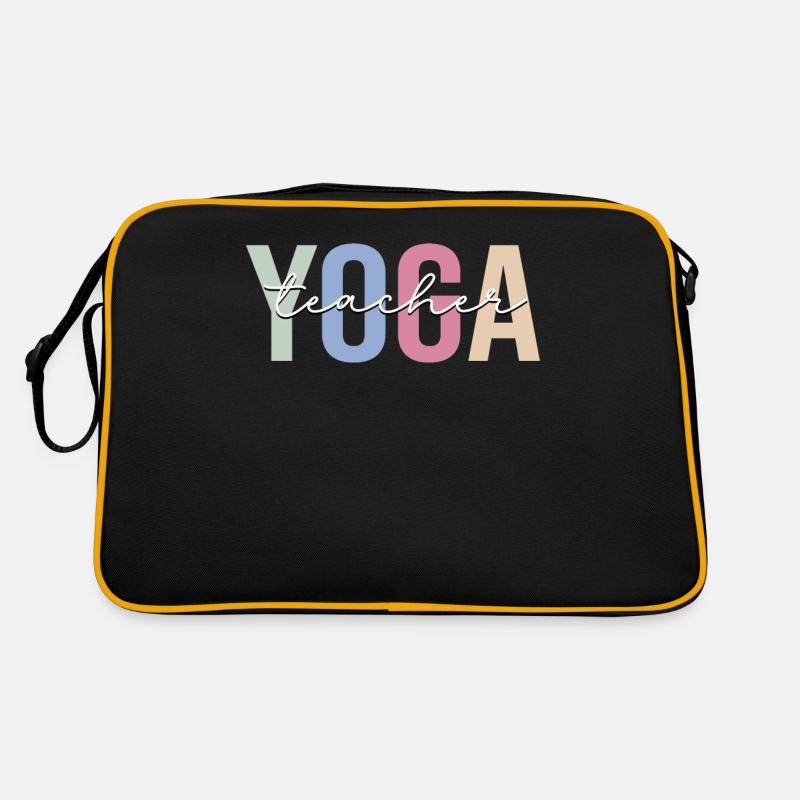 Yogalehrer Yogalehrerin Retro Tasche