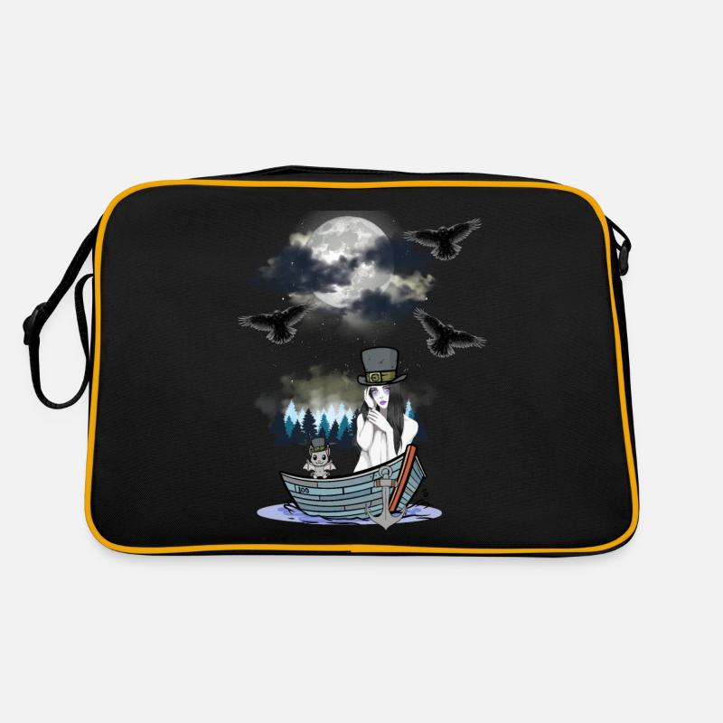 Halloween Passeur Vampire Bat Bateau Bateaux Sac Retro