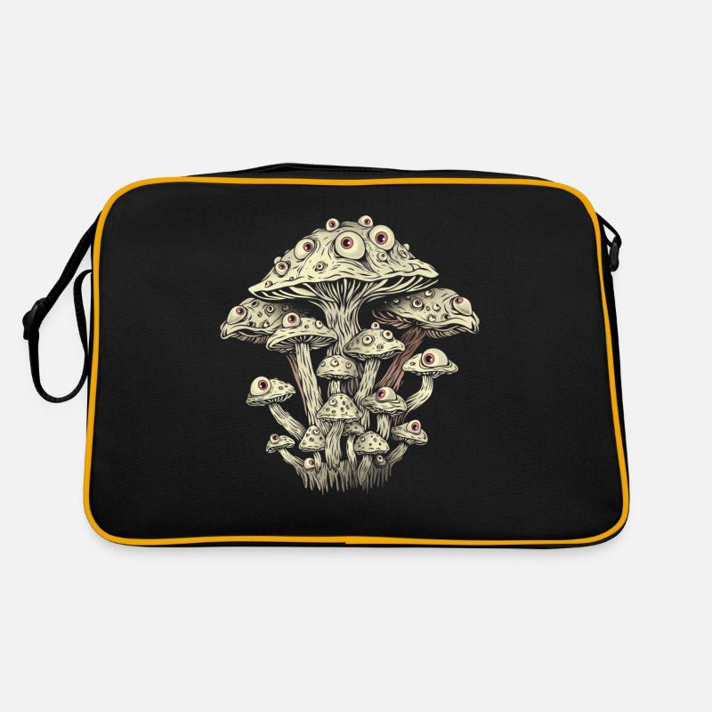 Weirdcore Ästhetik Pilz Augäpfel Strangecore Grung Retro Tasche