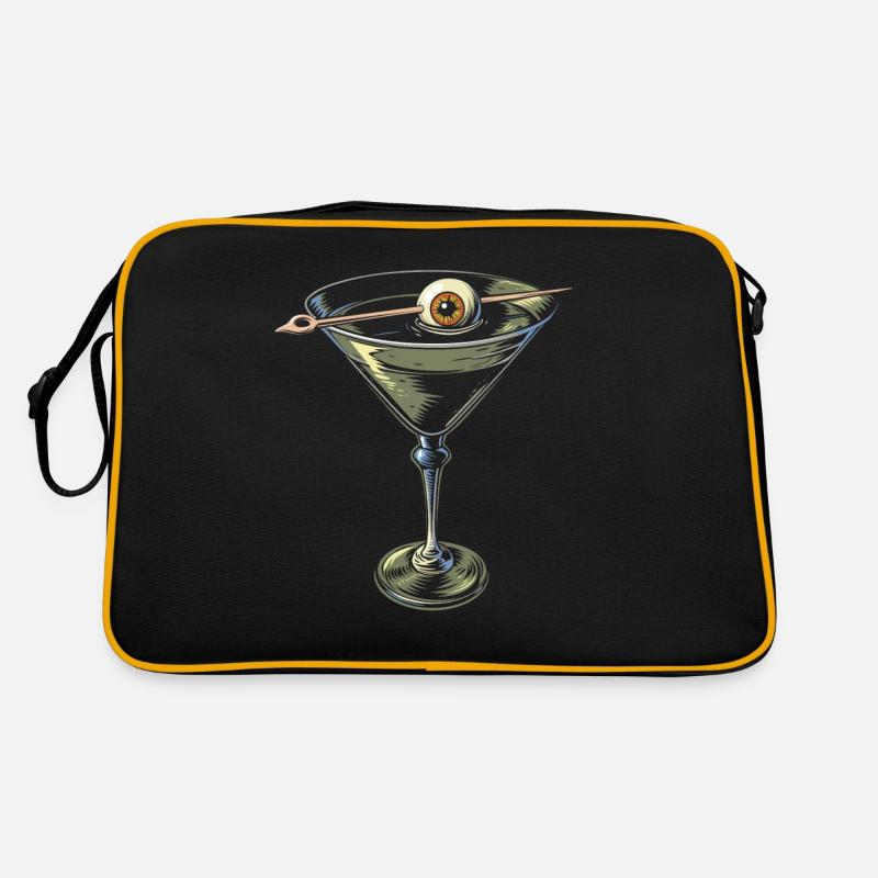 Weirdcore Ästhetischer Augapfel Cocktail Strangeco Retro Tasche