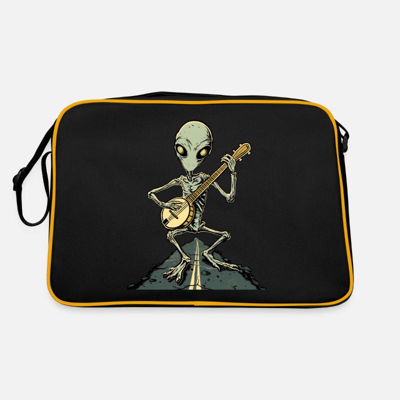 Dover Dämon Kryptide Kryptozoologie Bluegrass Banj Retro Tasche