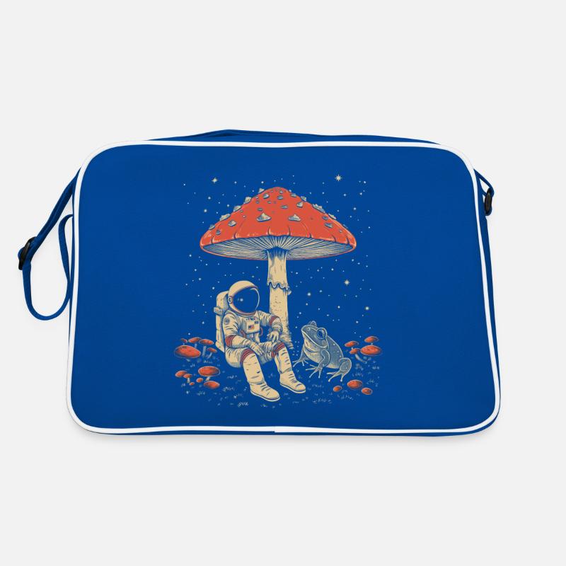 Cottagecore Ästhetische Astronaut Frosch Pilz Witc Retro Tasche
