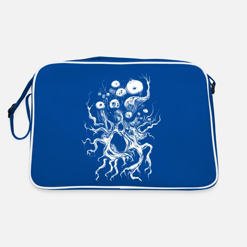 Weirdcore Ästhetik Weiße Äste Augen Dreamcore Grun Retro Tasche