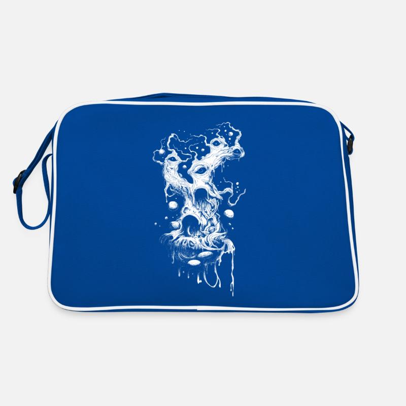 Esthétique Weirdcore Blanc Branches Yeux Dreamcore Vert Sac Retro