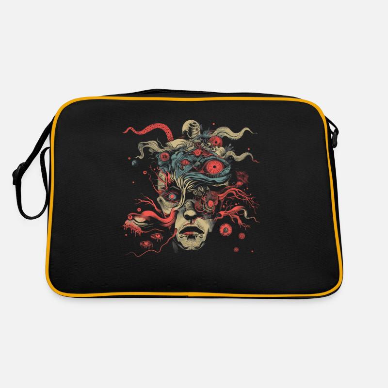 Weirdcore Aesthetics Weird Face Eyeballs Dreamcore Retro Bag
