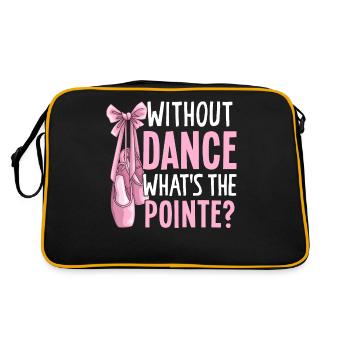Ballerine Ballet danseuse punchline sans danse Qu’est-ce que c’est - Sac Retro - noir/or - Dos