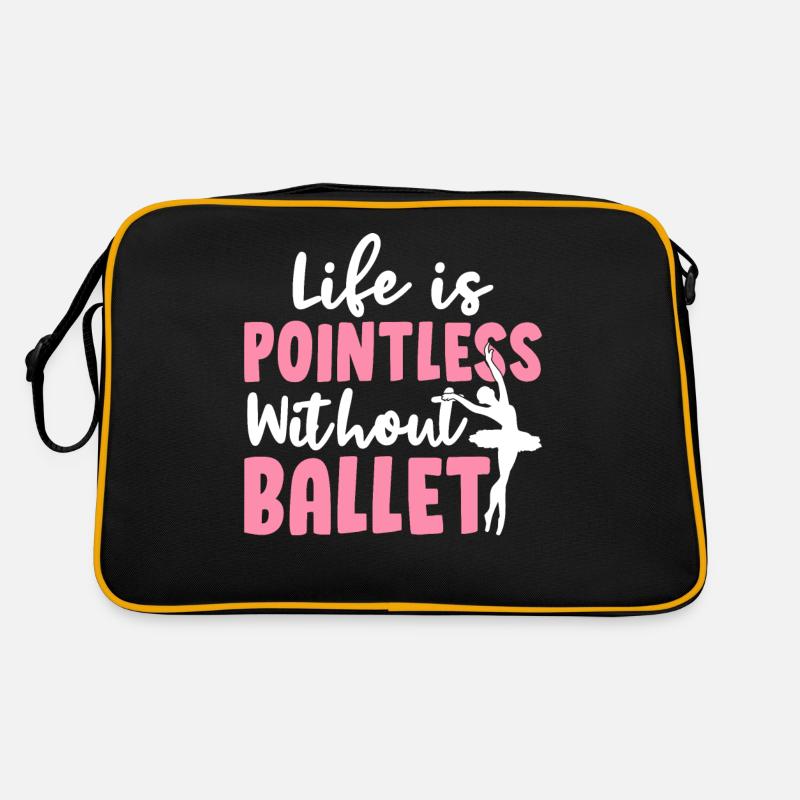 Life is meaningless without ballet dance dancer P Retro Bag