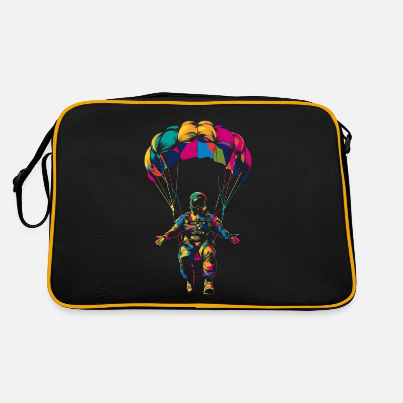 Skydiving Parachutist Parachutist Retro Bag