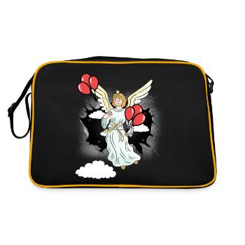 Heaven Angel Heavenly Beyond Reincarnation - Retro Bag - black/gold - Back