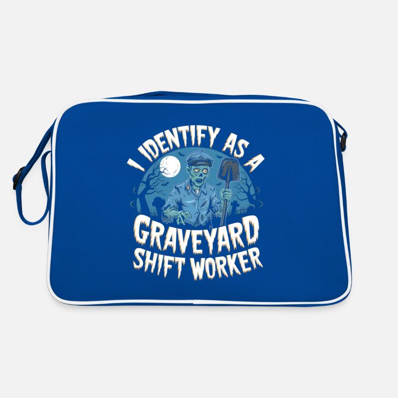 I Identify As A Graveyard Shift Worker Retro Bag