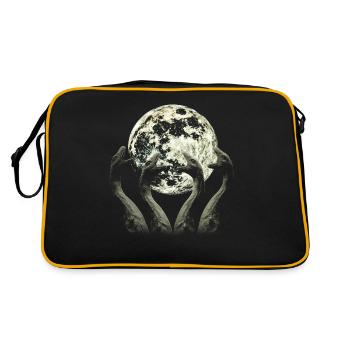 Monstre du Loch Ness Nessie Plésiosaure Hurlant - Sac Retro - noir/or - Dos