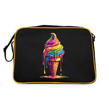Cream Cone Popart - Retro Bag - black/gold - Back