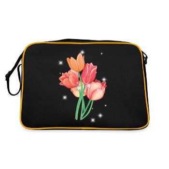 Fleurs Jardin de fleurs Jardinier Jardinier amateur - Sac Retro - noir/or - Dos