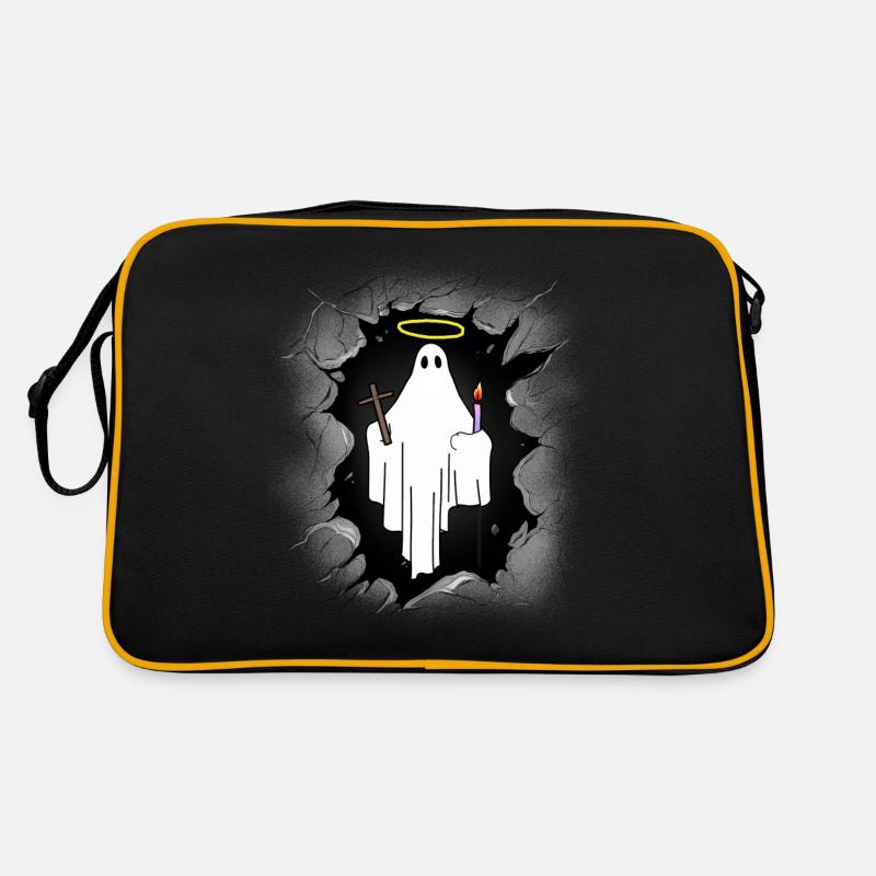 Ghost Ghosts Midnight Halloween Witching Hour Retro Bag