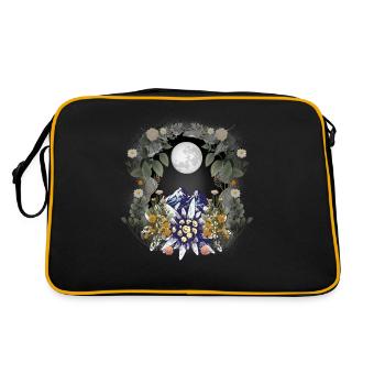 Mountains Mountain Mountains Mountaineering Austria Tyrol - Retro Bag - black/gold - Back