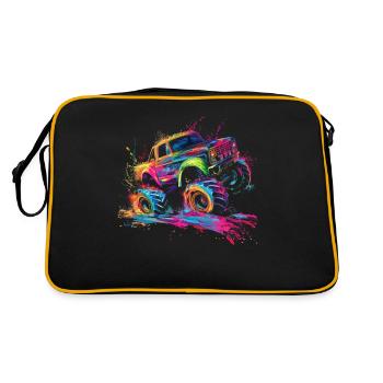 Boue Bogging Boue Course de boue 4 roues Monster Tru - Sac Retro - noir/or - Dos