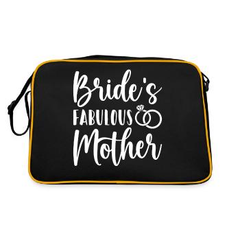Douche nuptiale Maman Bachelorette Mère fabuleuse de la - Sac Retro - noir/or - Dos