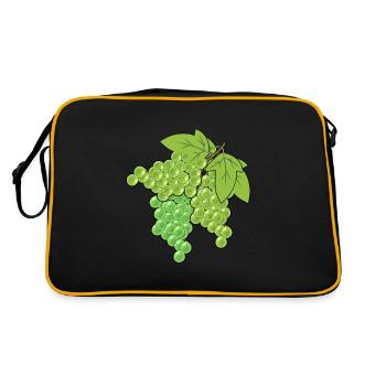 Raisins Raisins Raisins Vigne Jardin - Sac Retro - noir/or - Dos