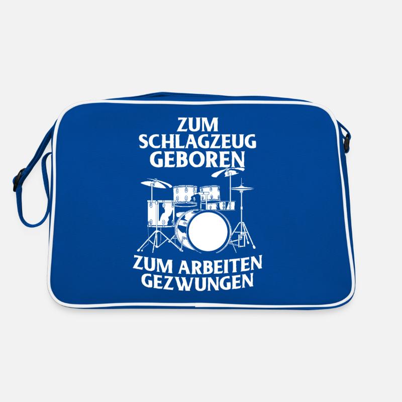 Drums Drums Drumstick Drummer Music Band Rock Retro Bag