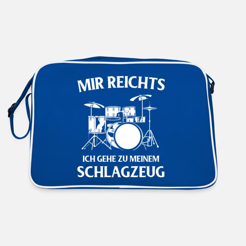Drums Drums Drumstick Drummer Music Band Rock Retro Bag
