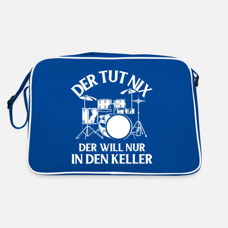 Drums Drums Drumstick Drummer Music Band Rock Retro Bag