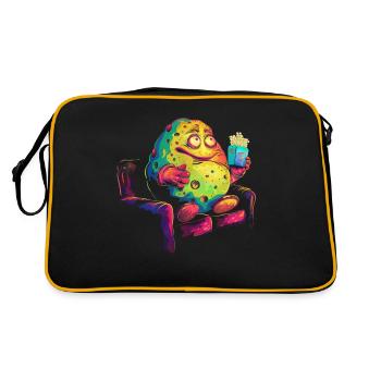 Potato Couch Popcorn Popart - Retro Bag - black/gold - Back