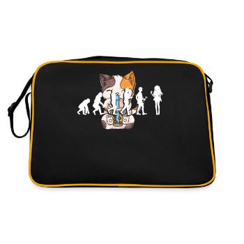 Bubble Tea Boba BubbleTea Kawaii Japan Tea Kpop - Retro Bag - black/gold - Back