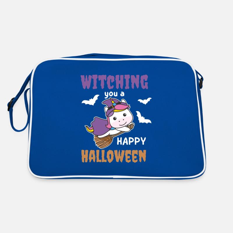 Sorcière Licorne Vous sorcière un joyeux Halloween Sac Retro